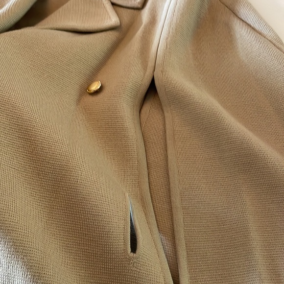 Vintage Tan Wool Cape made in Italy Jonathan Phillips - Picture 7 of 11
